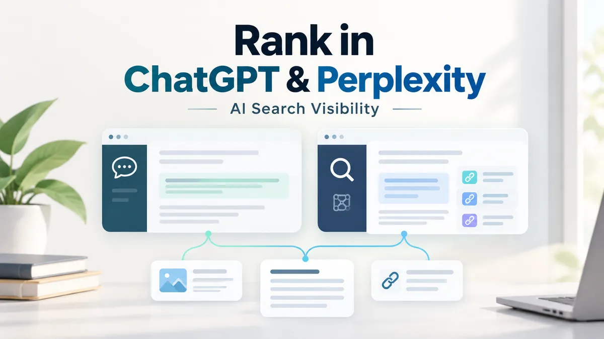 How to Rank in ChatGPT and Perplexity: AI search visibility guide